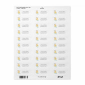 Sweet Baby Bunny Return Address Label (Full Sheet)