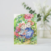 Sweet Baby - Cute Mouse Art Briefkaart (Staand voorkant)