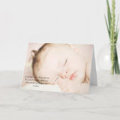 Sweet Baby Dank je wel Bedankkaart (Voorkant)