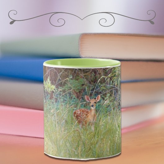 Sweet Baby Deer Fawn Art Mok Cup