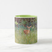 Sweet Baby Deer Fawn Art Mok Cup (Midden)
