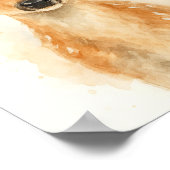 Sweet Baby Deer Woodland Nursery Decor Poster (Hoek)