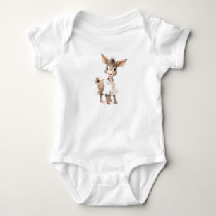 Sweet Baby Donkey draagt een jurk