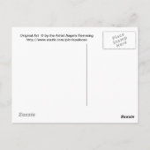 Sweet Baby Donkey met hart Briefkaart (Achterkant)