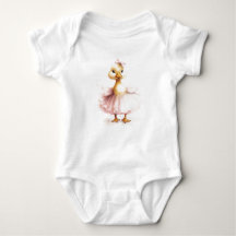 Sweet Baby Duck Duckling in roze jurk