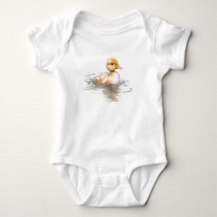 Sweet Baby Duck Duckling met Zwemmen Romper