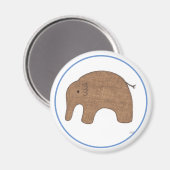 Sweet Baby Elephant Art Magnet-Erin Brie Art Magne Magneet (Voorkant / Achterkant)