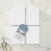 Sweet Baby Elephant Cadeaulabel (Met Touw)