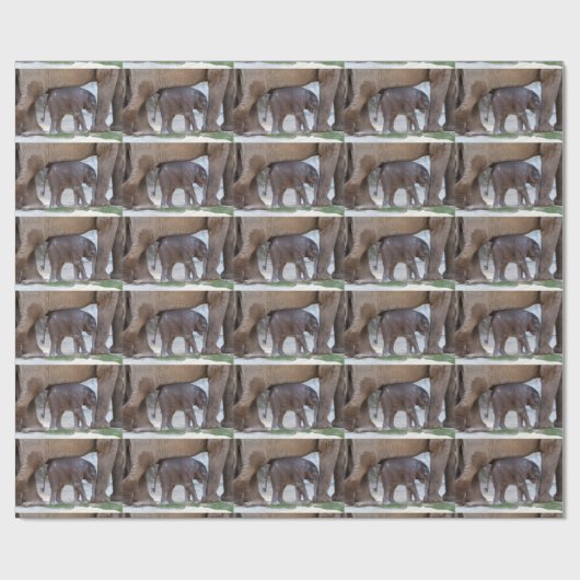 Sweet Baby Elephant Cadeaupapier (Vlak)