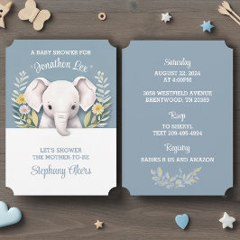 Sweet Baby Elephant Kaart