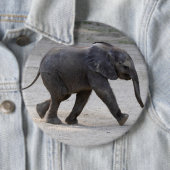 Sweet Baby Elephant Kibali Ronde Button 6,0 Cm (In situ)