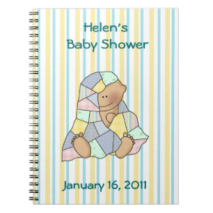 Sweet Baby- en Quilt Baby shower-laptop Notitieboek