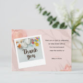 Sweet Baby Essentials on a Soft Pastel Bedankkaart (Staand voorkant)