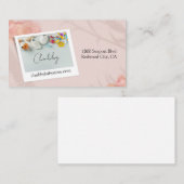 Sweet Baby Essentials on a Soft Pastel Visitekaartje (Voorkant / Achterkant)