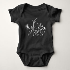 Sweet Baby Floral Doodle T-shirt