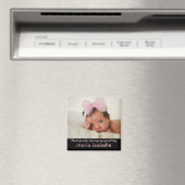 Sweet Baby foto aandenken dank u magneet (Insitu (Vaatwasser))