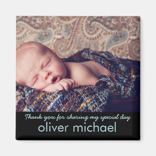 Sweet Baby Foto Blue Keepomwille Bedankt Magnet
