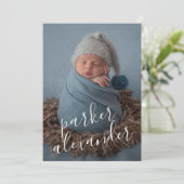 Sweet Baby Foto geboorteaankondigingen (Staand voorkant)