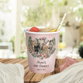Sweet Baby Girl Animals Tropical Safari Sprinkle Papieren Bekers