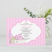 Sweet Baby Girl Baptisme Inname Kaart (Staand voorkant)