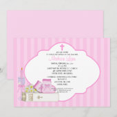 Sweet Baby Girl Baptisme Inname Kaart (Voorkant / Achterkant)