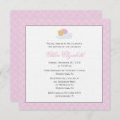 Sweet Baby Girl Baptisme Kaart (Voorkant / Achterkant)