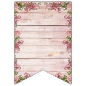 Sweet Baby Girl Bloemen  Roos Baby shower Vlaggetjes (Eerste vlag)