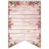 Sweet Baby Girl Bloemen  Roos Baby shower Vlaggetjes (Derde vlag)