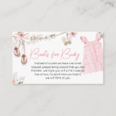 Sweet Baby Girl Boho Kledingboeken voor Baby Informatiekaartje (Voorkant)