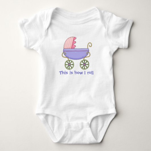 Sweet Baby Girl Crawler Romper (Voorkant)