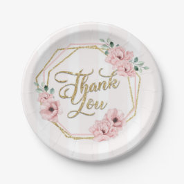 Sweet Baby Girl Party Borden Papieren Bordje