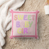 Sweet Baby Girl Pillow Kussen (Deken)