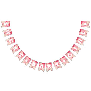 Sweet Baby Girl Pink Baby shower Birthday Banner