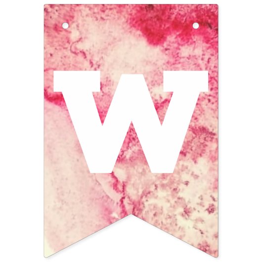 Sweet Baby Girl Pink Baby shower Birthday Banner (Tweede vlag)