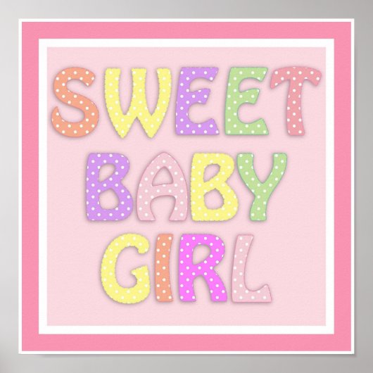 Sweet Baby Girl Poster (Voorkant)