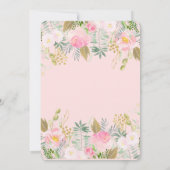 Sweet Baby Girl Shower Kaart (Achterkant)