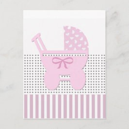 Sweet Baby Girl Shower Uitnodiging Briefkaart