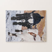 Sweet Baby Goats Schattigee puzzel Legpuzzel (Horizontaal)