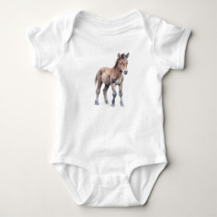Sweet Baby Horse Baby Foal, pasgeboren Baby Foal Romper