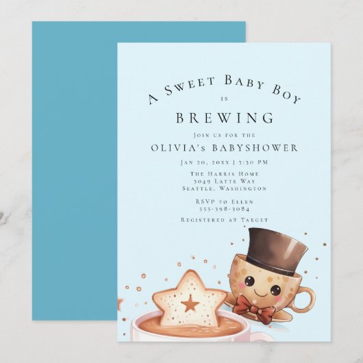 Sweet Baby is een Brewing Kaart (Voorkant / Achterkant)