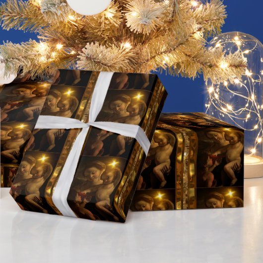 Sweet Baby Jesus Glossy Wrapping Paper Cadeaupapier (Feestdagen)