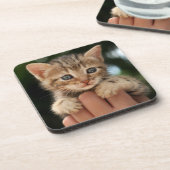 Sweet Baby Kitten Bier Onderzetter (Linkerzijde)