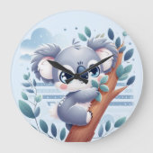 Sweet Baby Koala - Large Clock Grote Klok (Voorkant)