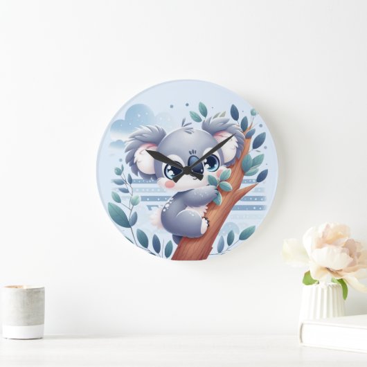 Sweet Baby Koala - Large Clock Grote Klok (Huis)