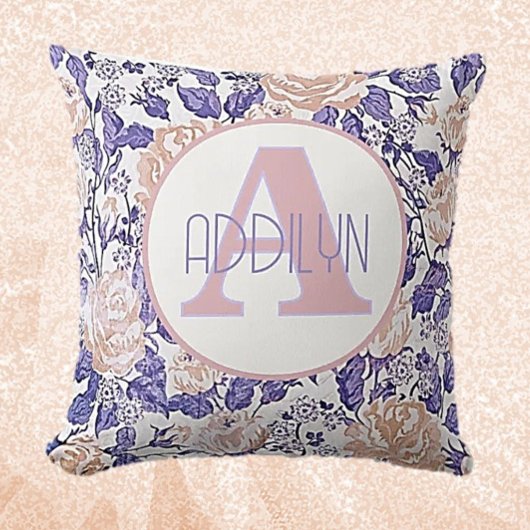 Sweet baby meisje Custom bloemenkussen Kussen