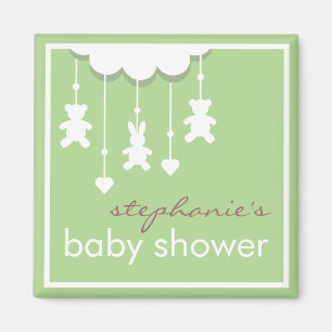 Sweet Baby Neutraal mobiel Baby shower Favor Magneet