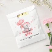 Sweet Baby Olifant Baby shower Bedankzakje (Gezegeld)