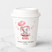 Sweet Baby Olifant Baby shower Papieren Bekers (Voorkant)