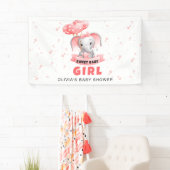 Sweet Baby Olifant Baby shower Spandoek (Insitu)