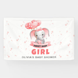 Sweet Baby Olifant Baby shower Spandoek